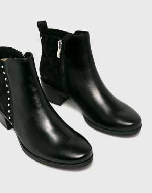 Caprice Női Magasszárú cipő fekete