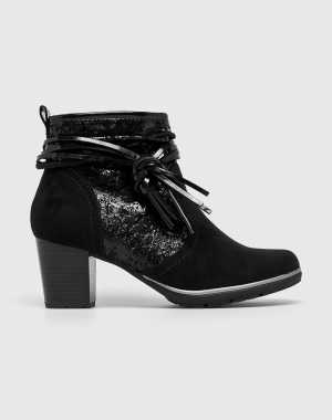 Jana Női Magasszárú cipő fekete