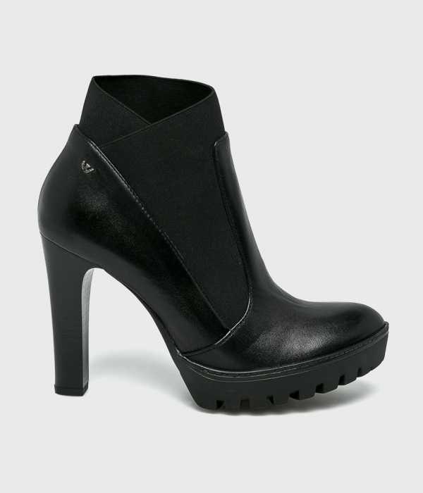 Wojas Női Magasszárú cipő fekete