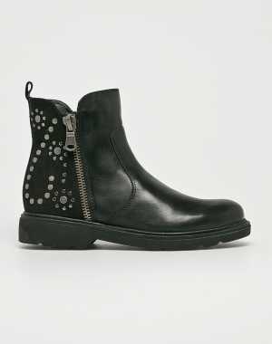 Marco Tozzi Női Magasszárú cipő fekete