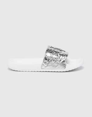 Calvin Klein Jeans Női Papucs cipő ezüst