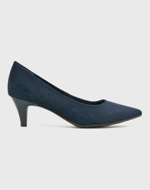 Tamaris Női Sarkas cipő sötétkék