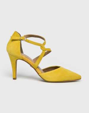 Tamaris Női Tűsarkú cipő sárga