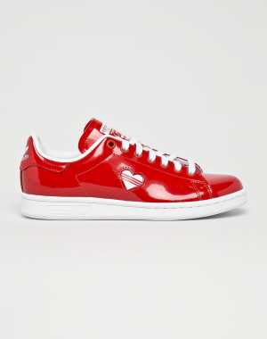 adidas Originals Női Cipő Stan Smith piros